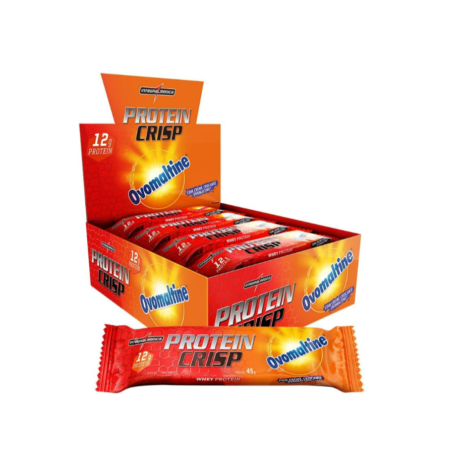 Protein Crisp Bar Ovomaltine 12 und Integralmédica em Oferta na Shopee