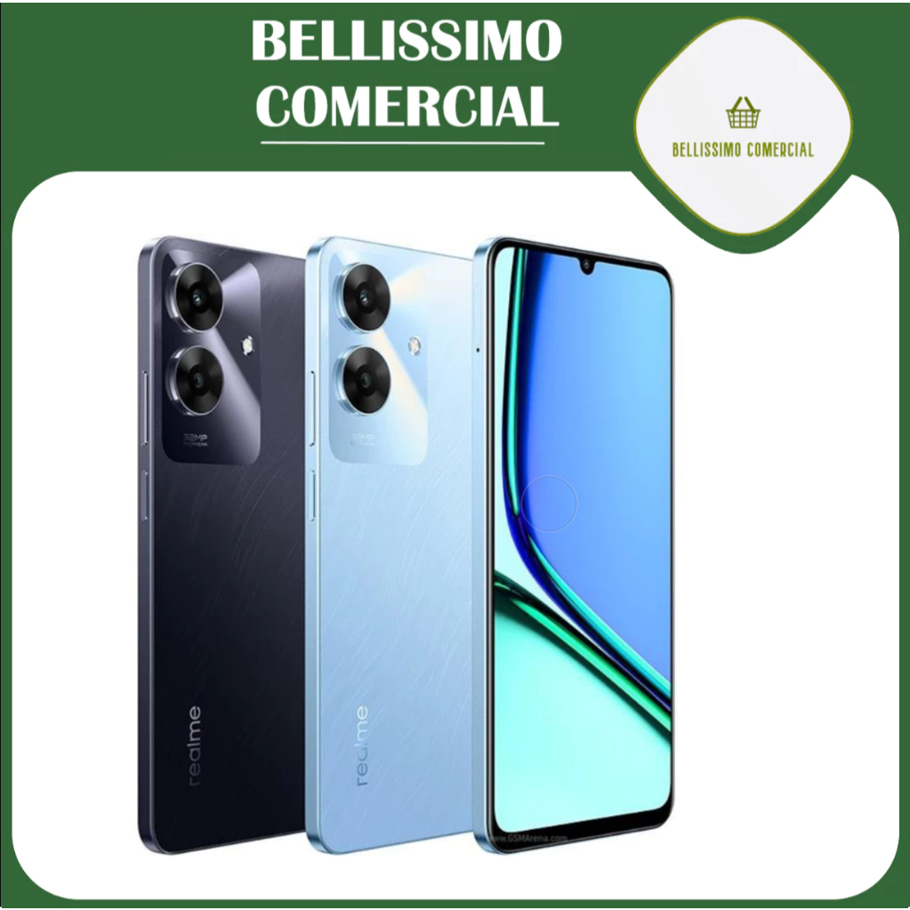 Realme Note 60 - Tela 6,74", 128GB, 4GB RAM, 90Hz, Câmera 32MP