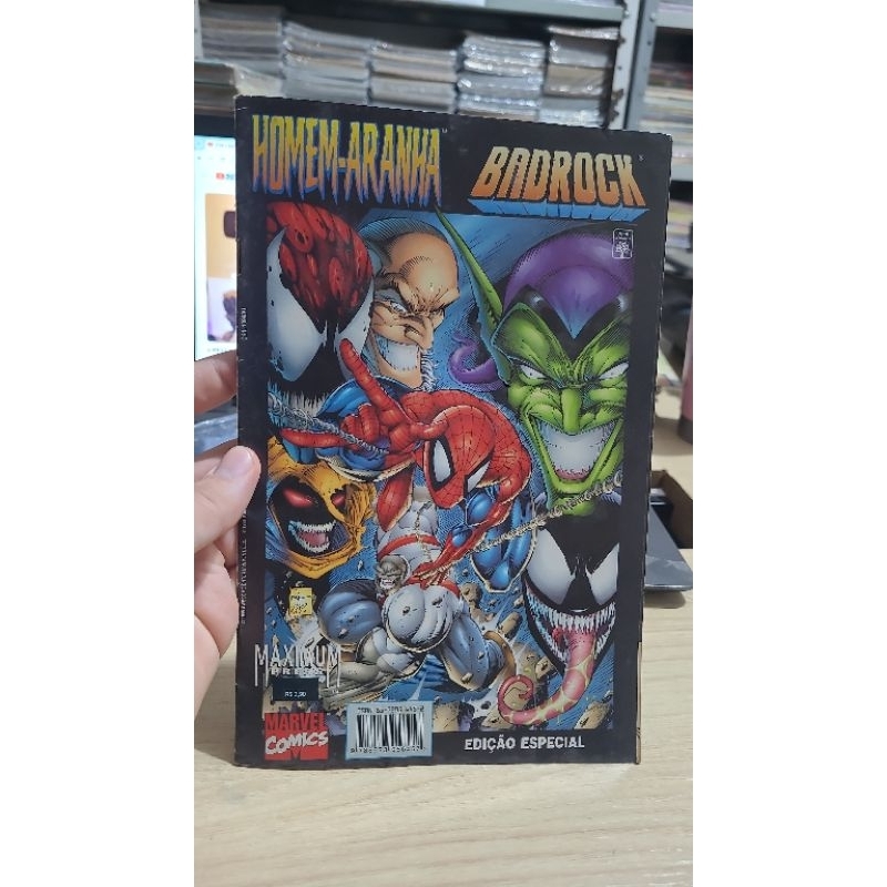 Homem-Aranha & Badrock - Gibi Especial - Crossover Marvel