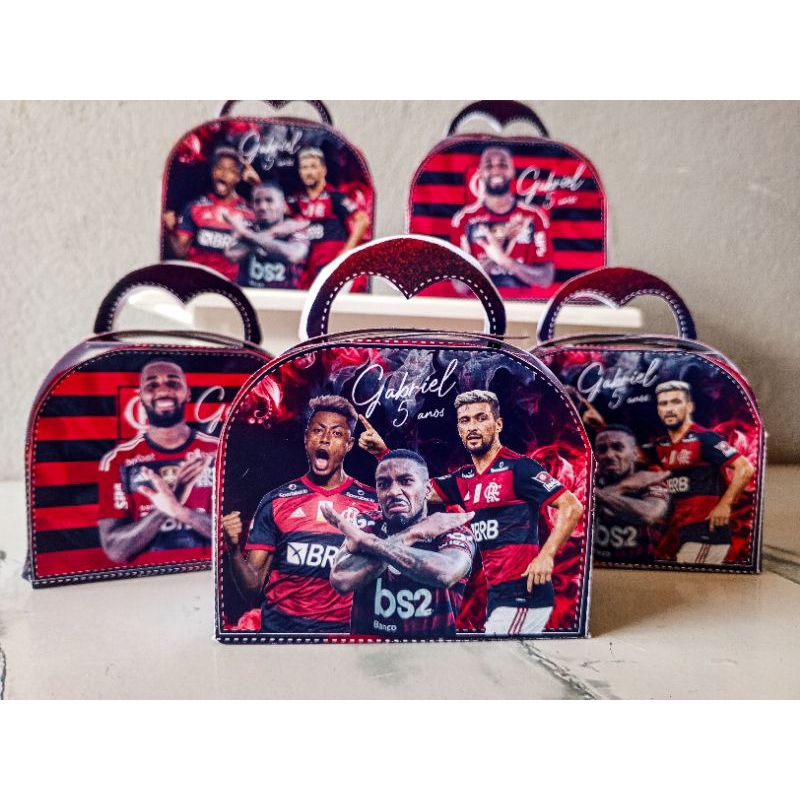 Kit 15 Caixinhas Maletinhas, Festa Time Futebol, Lembrancinhas Aniversário Personalizadas.