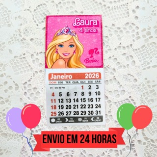 Mini Calendário com ima Personalizado 2026 em Oferta na Shopee
