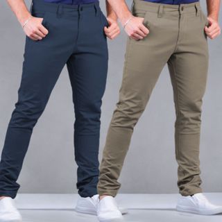 Calça Masculina Sport Fino Social  Sarja Com Elastano  Slim Super Confortável Direto Da Fabrica em Oferta na Shopee