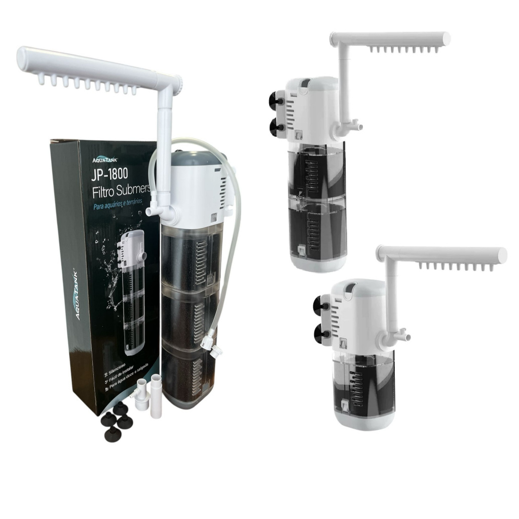 FILTRO INTERNO PREMIUM AQUATANK ATÉ 1800L/H COM BOMBA SUBMERSA JP-300 JP-500 PARA AQUÁRIOS ATÉ 180L em Oferta na Shopee