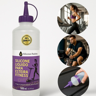 SILICONE DE ESTEIRA ACADEMIA DOMÉSTICA 100% PURO - 500 ml em Oferta na Shopee