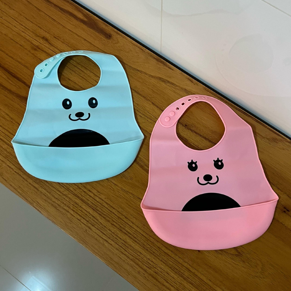 Babador Silicone com pegador porta migalhas - Gumy Impermeável Blw Introdução Alimentar