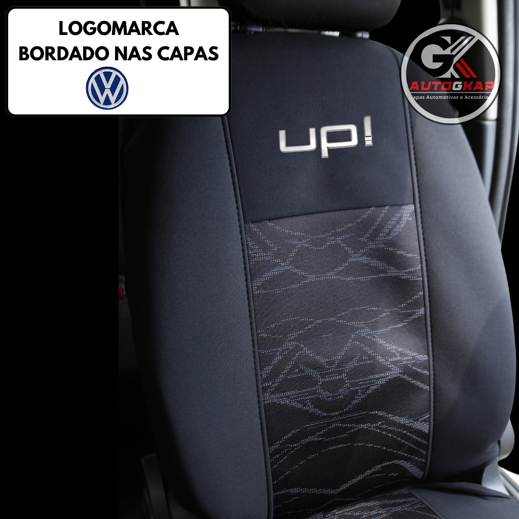 Capa de Banco Volkswagen Up 2014 a 2021 – Tecido Original com Encaixe Perfeito em Oferta na Shopee