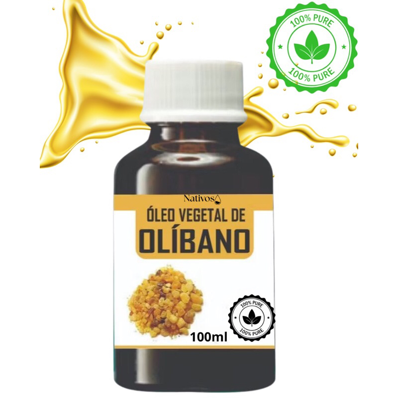 Óleo essencial de Olíbano 100ml Puro - Clareador de Manchas na Pele, Melasma, Oleosidade, Difusor - Massagem em Oferta na Shopee