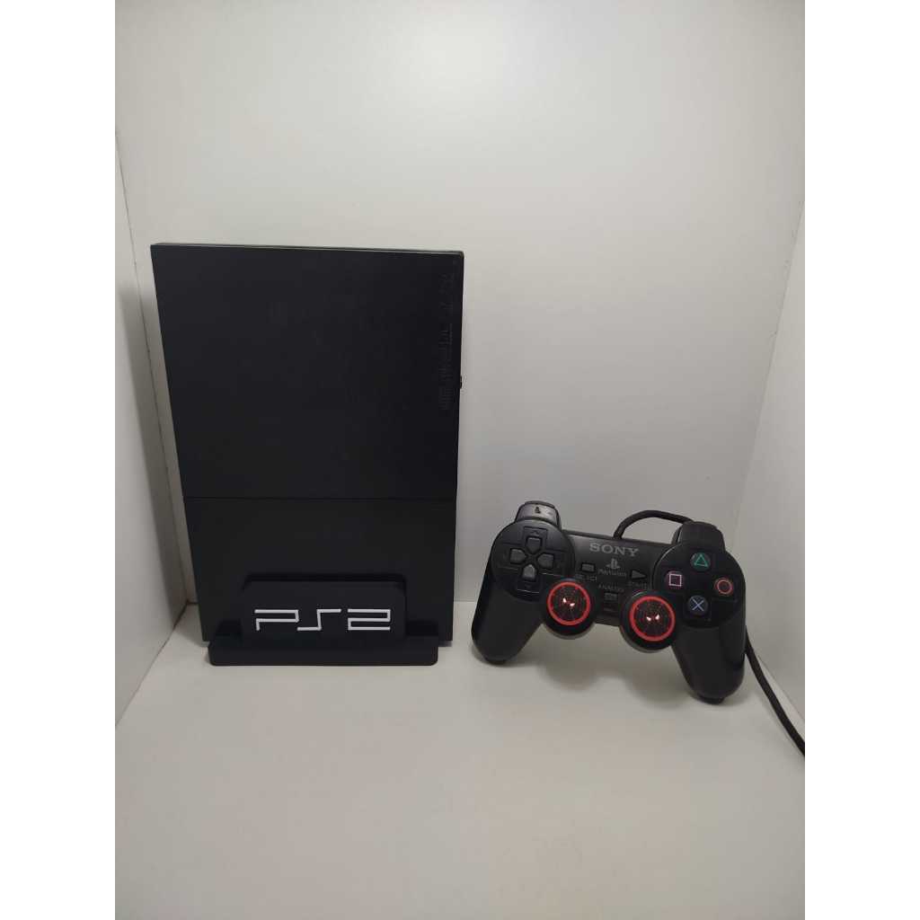 Suporte Playstation 2 Slim PS2 Base Vertical Pezinho Apoio Base