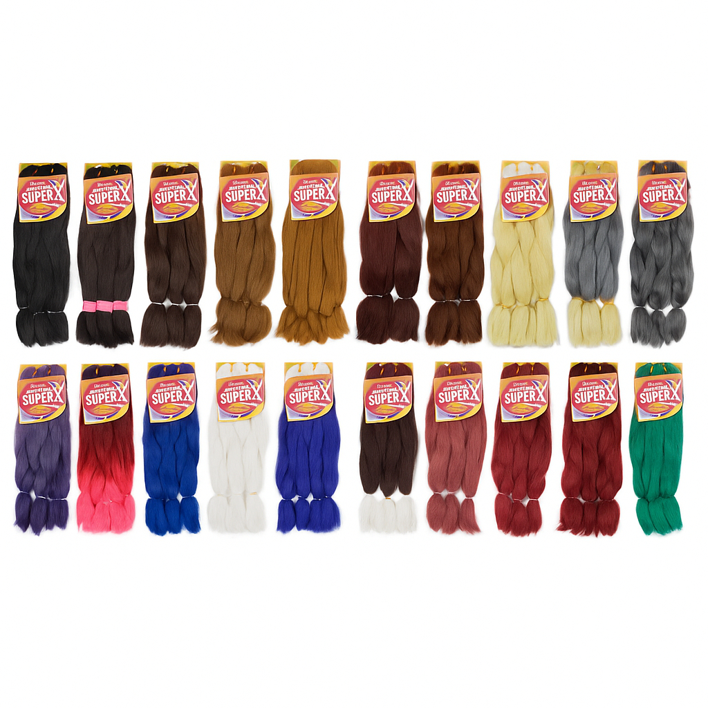 Cabelo Super Jumbo Jumbão Kanekalon Tranças Afro Box Braid Twist 400g