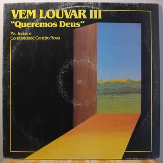 Pe. Jonas Abib - Vem Louvar III - LP GOSPEL - DISCO DE VINIL