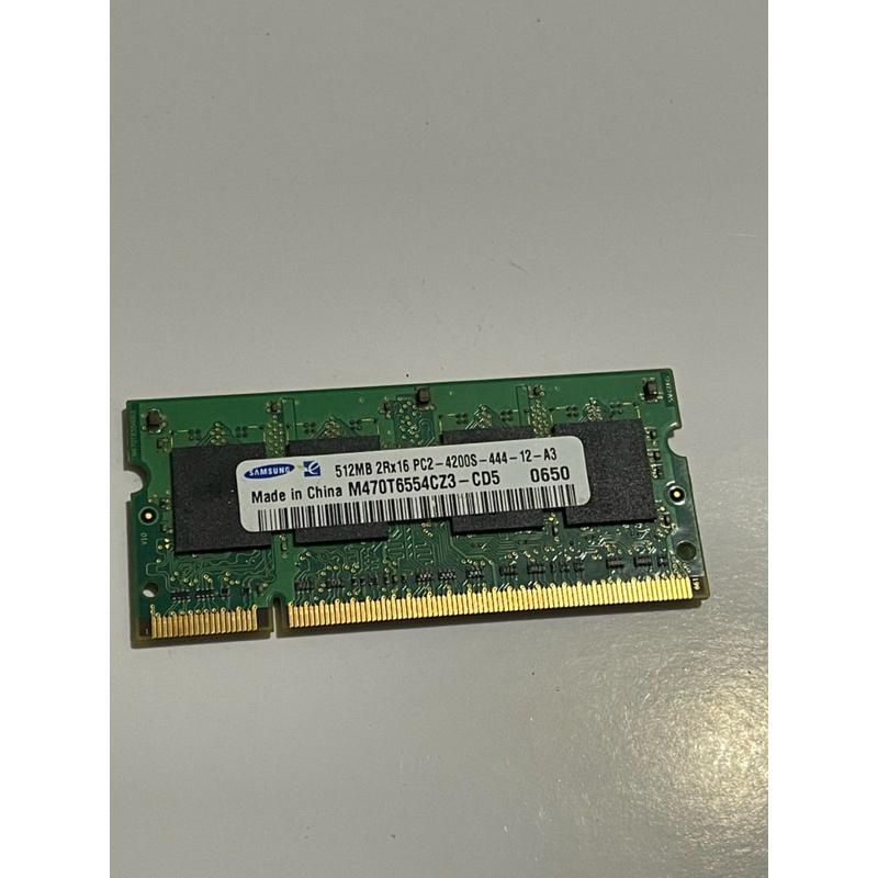 Memoria RAM Notebook DDR2 512MB Samsung Original Retirada