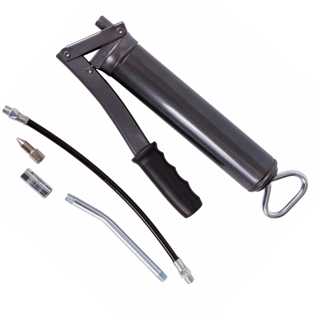 Graxeira Manual Bomba De Graxa 500g Com Extensão Flexível E Rígida Com Bico Acoplador e Pontiagudo em Oferta na Shopee