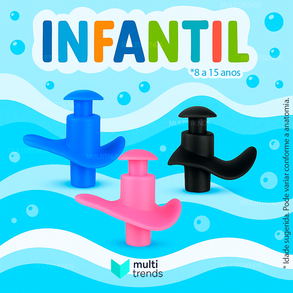 Protetor de Ouvido Infantil para Natação em Oferta na Shopee