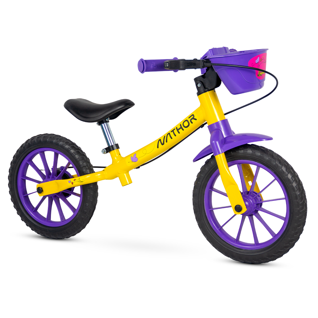 Bicicleta Infantil de Equilíbrio Balance Bike sem pedal Garden Fly - Nathor em Oferta na Shopee