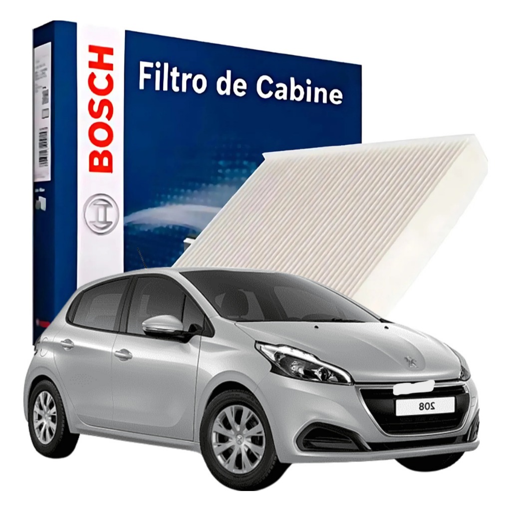 Filtro de Cabine Ar Condicionado Bosch Peugeot 208 2013 À 2020 em Oferta na Shopee