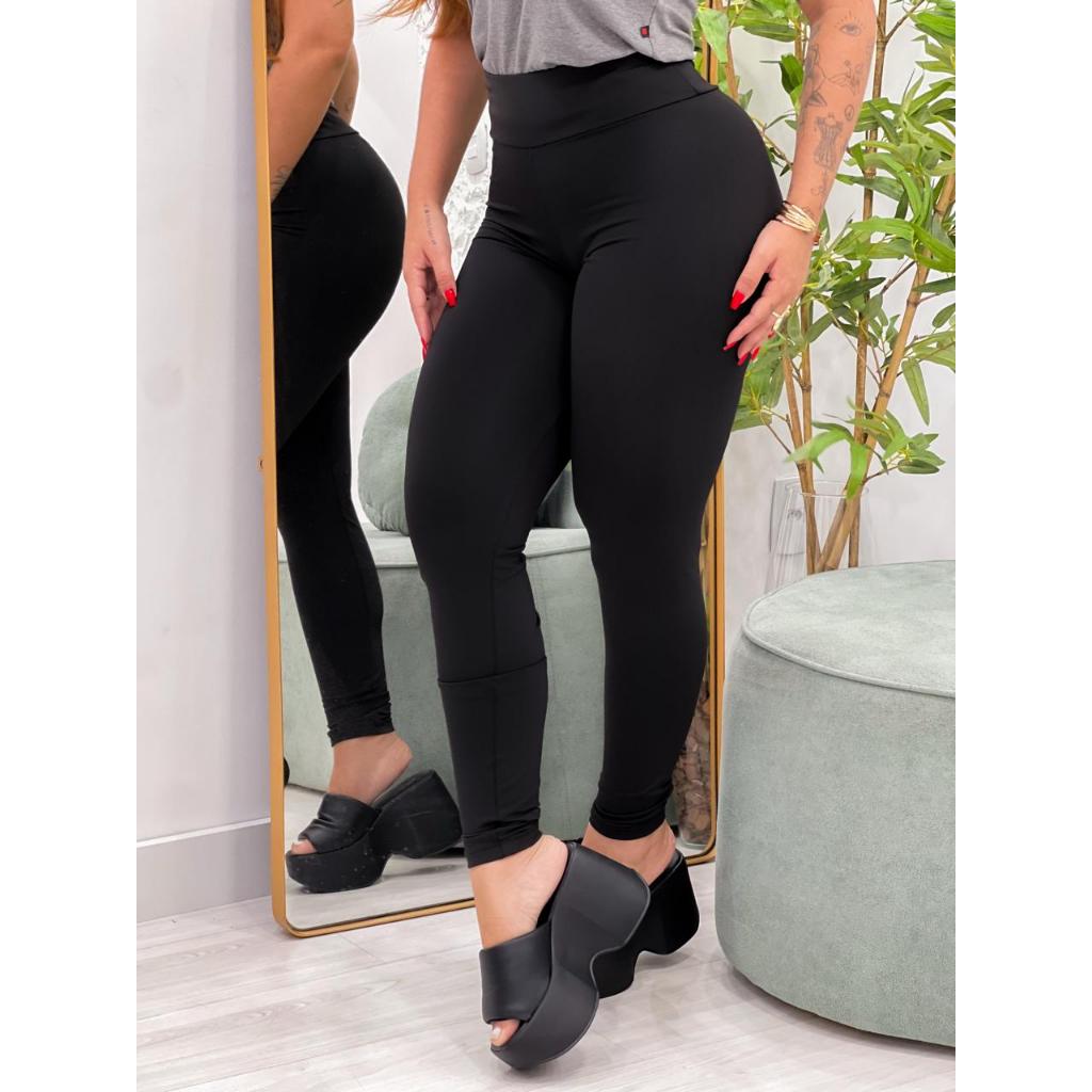 Calça Legging Feminina – Tecido Flanelado Interno