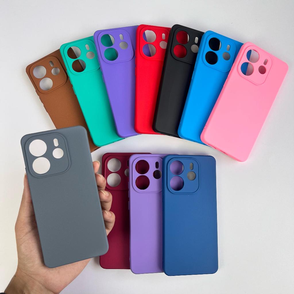 Capinha Para Xiaomi Redmi Note 14 4G / Capa Case Silicone Aveludada Colorida Forrada CF26 (2)