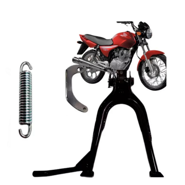 Cavalete Central Completo Titan 150 Fan 150 2004 A 2015 Fan125 2009 A 2018 Mola Eixo Pino