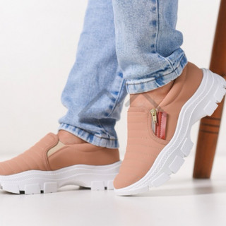 Sapatênis Sapatilha Slip on Tênis Fminini Casual Tratorado Confotável Envio imediato