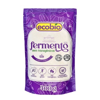 Fermento Ecobio Natural 400g Não Transgênico E Sem Glúten Em Pó em Oferta na Shopee