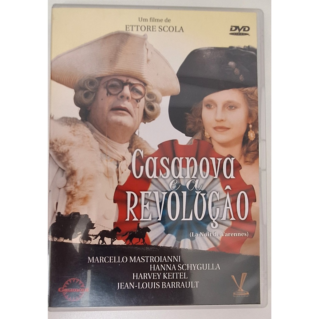 DVD Casanova e a Revolução, Ettore Scola, Versátil, como novo, fora de catálogo