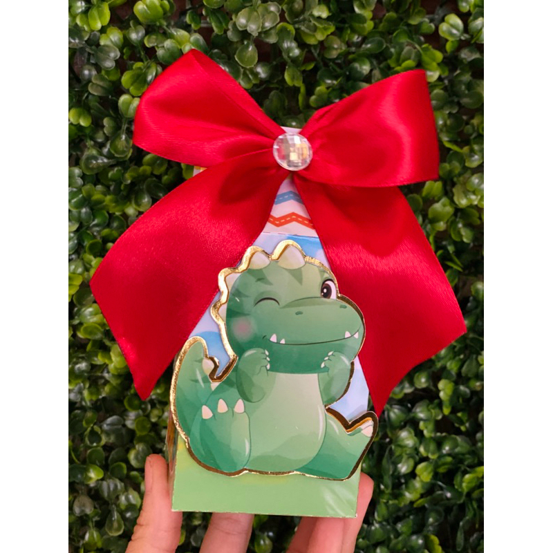 Caixinha Milk Personalizada Dinossauro/mimo, lembrancinha, infantil, festa, aniversário, decoração