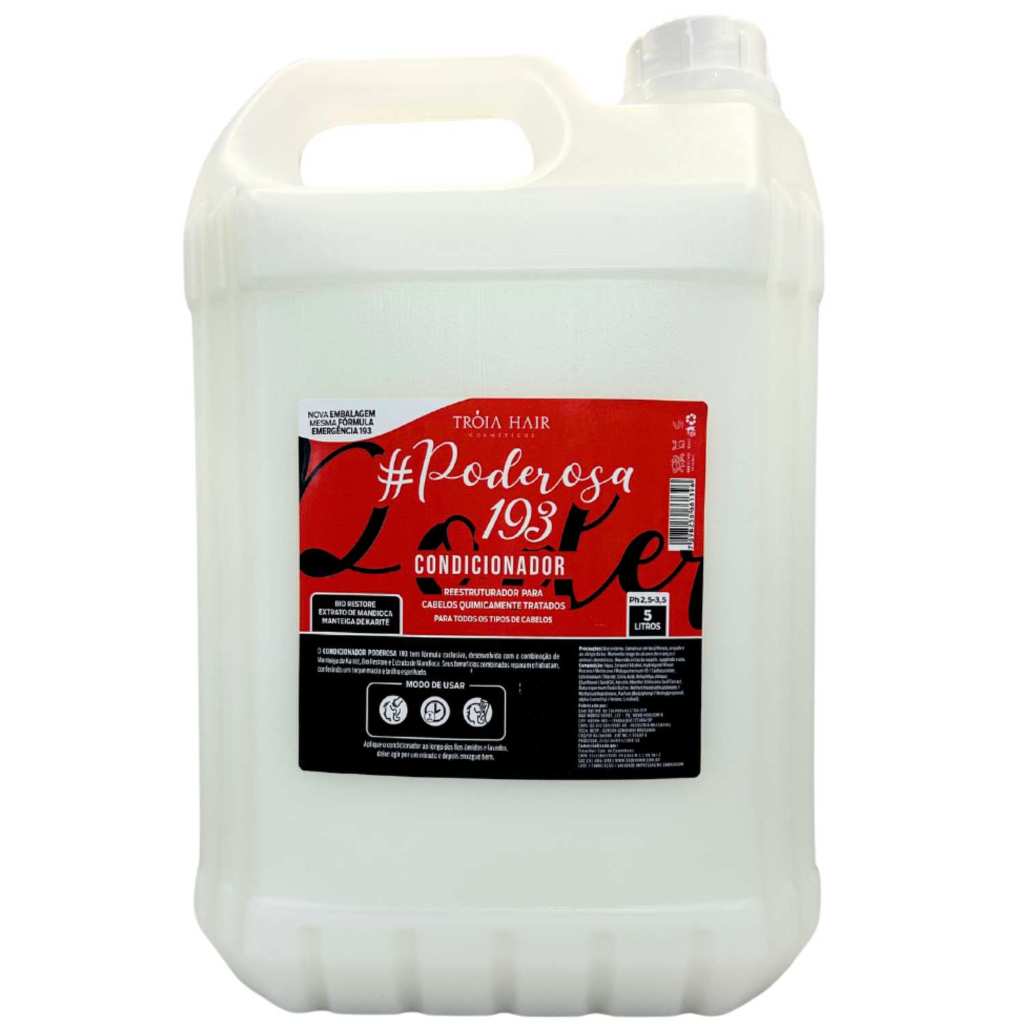 Condicionador Lavatório Poderosa 1.9.3 5kg CONCENTRADO - Troia Hair