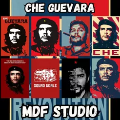 Placas Quadros Decorativos - Posters Exclusivos de Che Guevara: Ícone da Revolução e da História!
