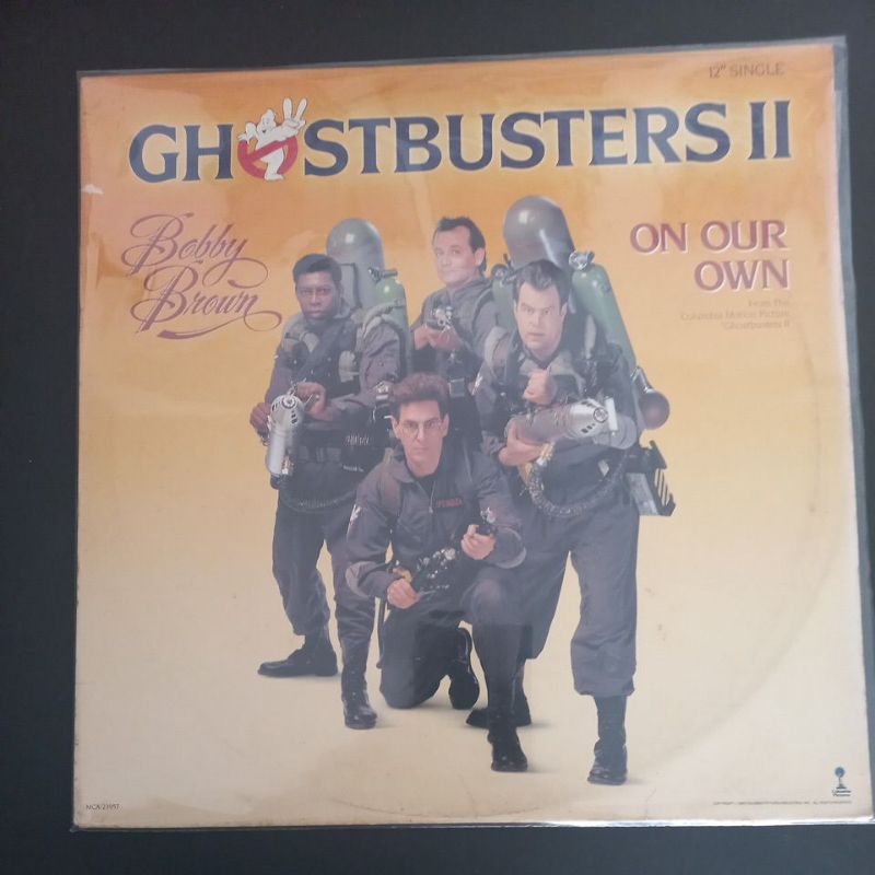LP Single Bobby Brown On Our Own - Tema do Filme Ghostbusters 2 Importado Columbia 1989 original