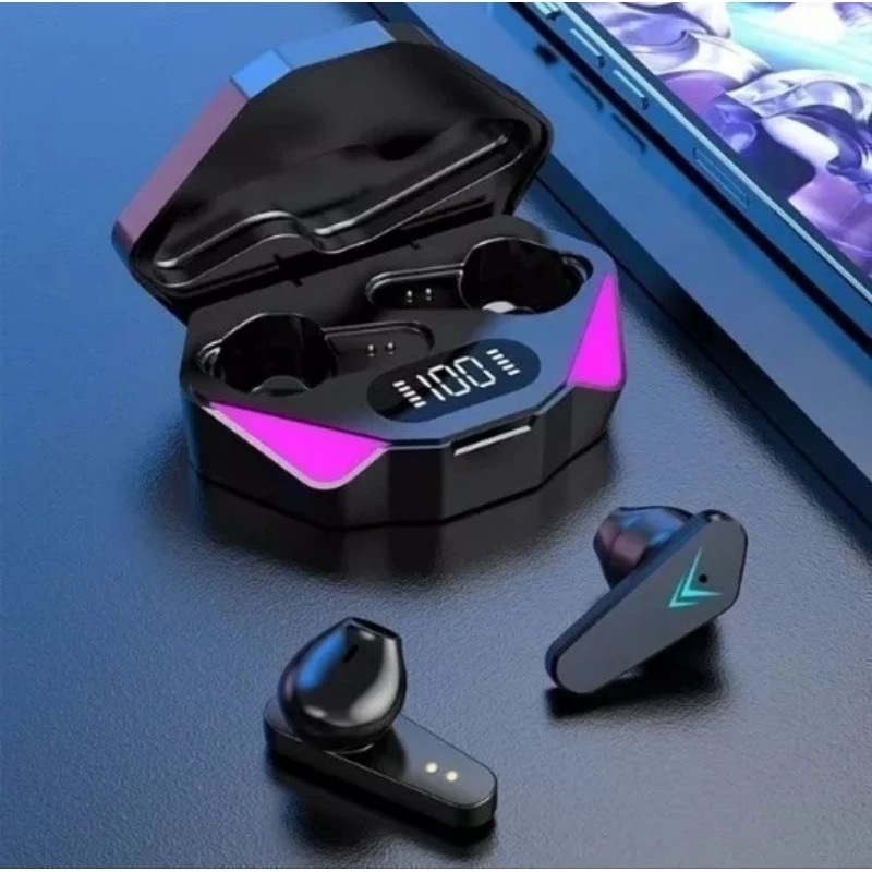 X15 TWS Fones De Ouvido Bluetooth 5.0 Sem Fio Estéreo Surround Atraso Para Jogos Cancelando Ruído Com Microfone em Oferta na Shopee