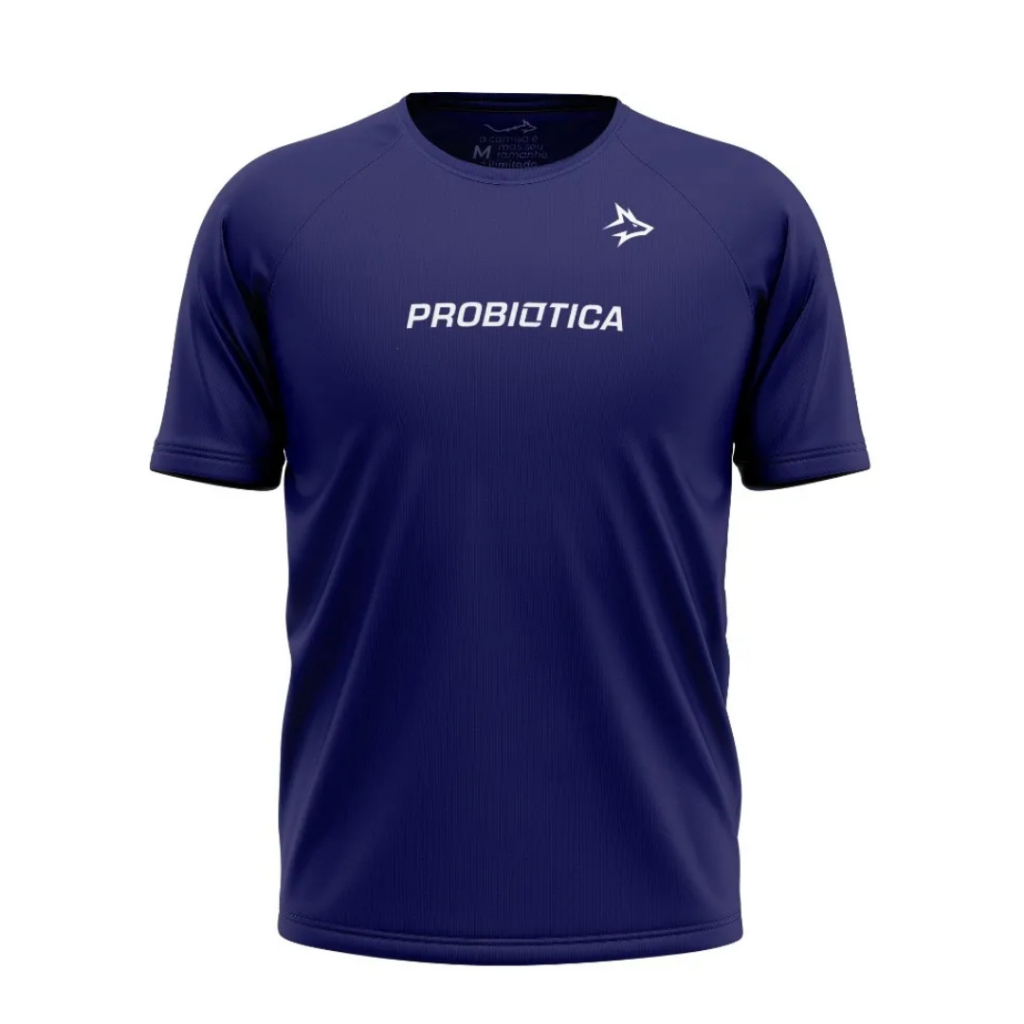 Camiseta Probi Collab Alpha Co (Azul) - Probiótica