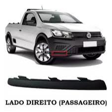 ACABAMENTO FRISO GRADE DO PARACHOQUE DIANTEIRO VW GOL/ VOYAGE GVIII 18/23 SAVEIRO ROBUST GVII 17/23 LADO DIREITO
