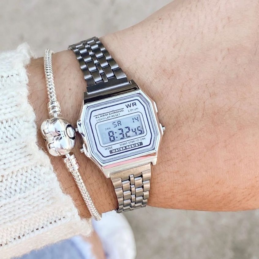 Relógio Feminino Digital Retrô Mini Moda Vintage Tendencia
