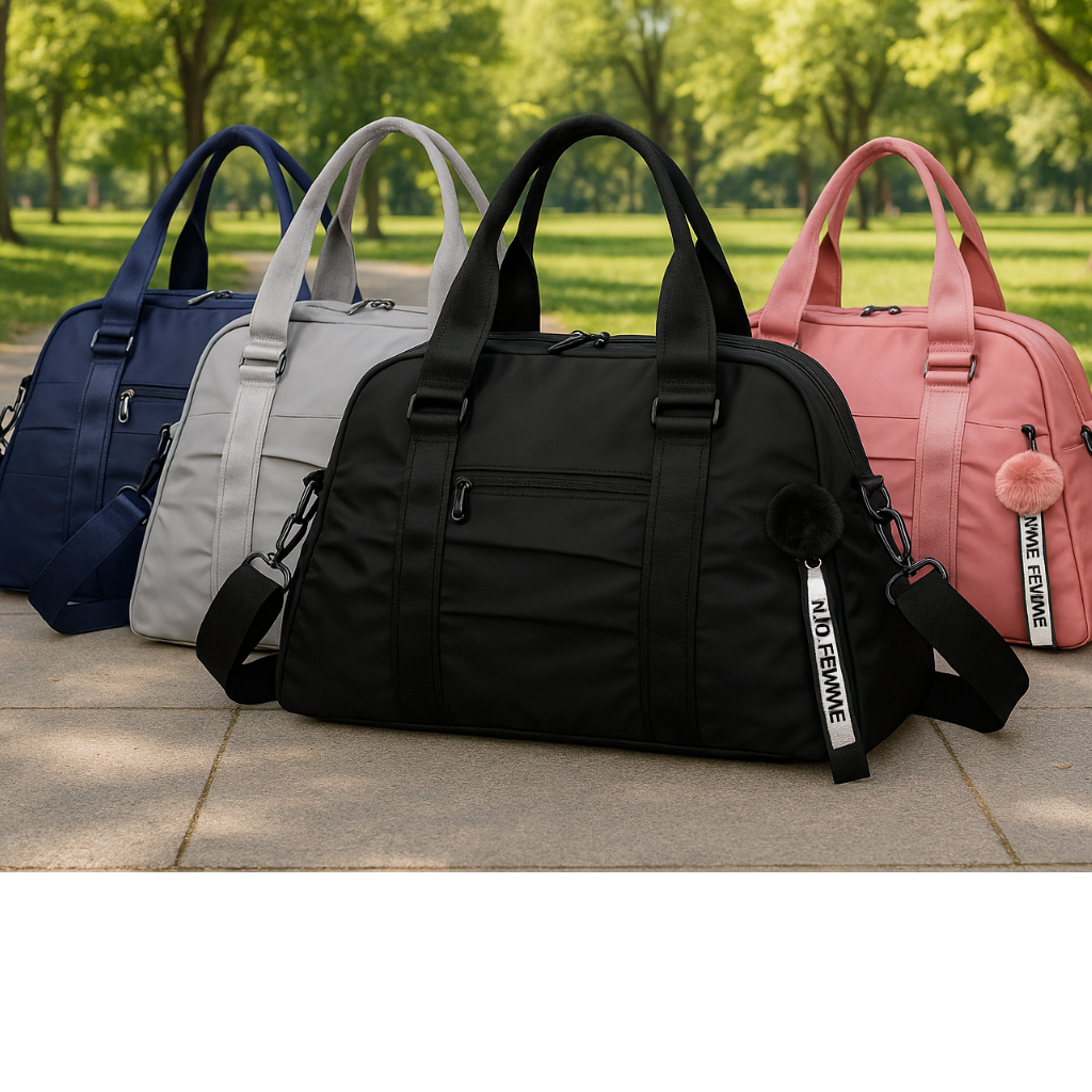 Bolsa Mochila Esportiva Academia Viagem Mala Mão Blogueira Espaçosa Alça Transversal Com Chaveiro Pompom Colorida Grande em Oferta na Shopee