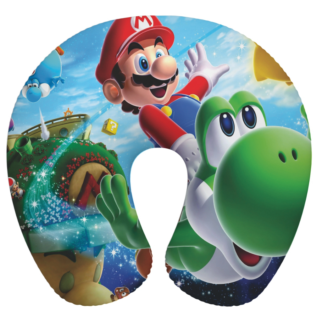 Protetor de Pescoço Sonic e Mario Bros direto dos video games para o seu conforto e diversão