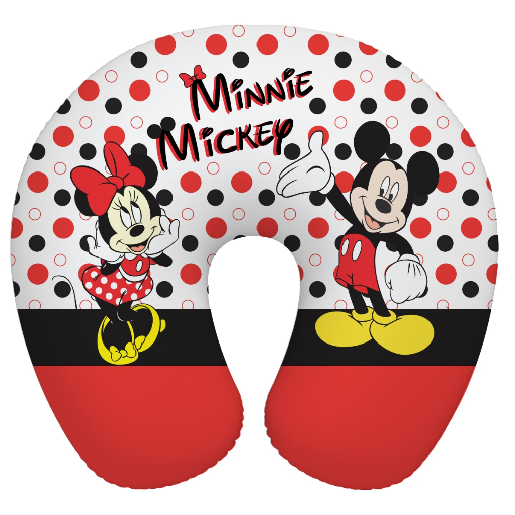 Protetor de Pescoço 100% Fibra Siliconada Mickey e Minnie fofura diversão e conforto em Oferta na Shopee