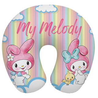 Almofada apoio de pescoço turma da hello kitty fofura e conforto para suas grandes viagens em Oferta na Shopee