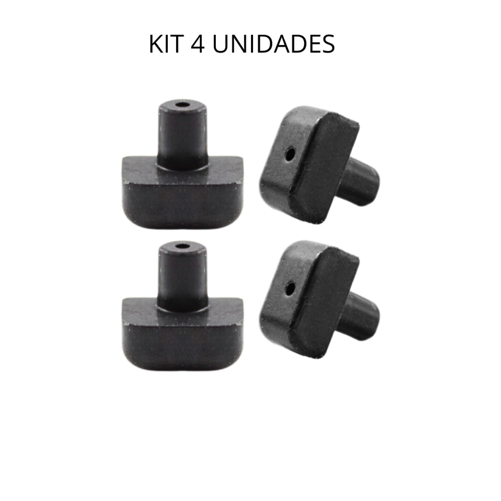 Borracha da Trempe Grade Ferro Fundido Fogão Cooktop Brastemp Consul - 4 Peças