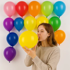 Balão de Aniversário Redondo N°9 -50 Unidades Bexiga Todas Cores - Happy Day Envio Imediato PROMOÇÃO