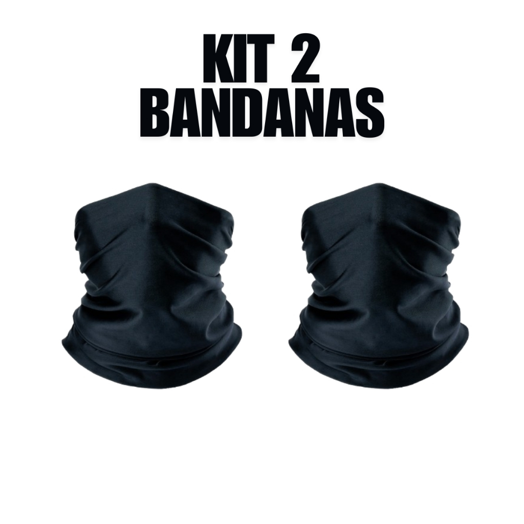 Bandana Ciclismo Running Unissex Bicicleta Corrida Tubular Balaclava Toca Preta