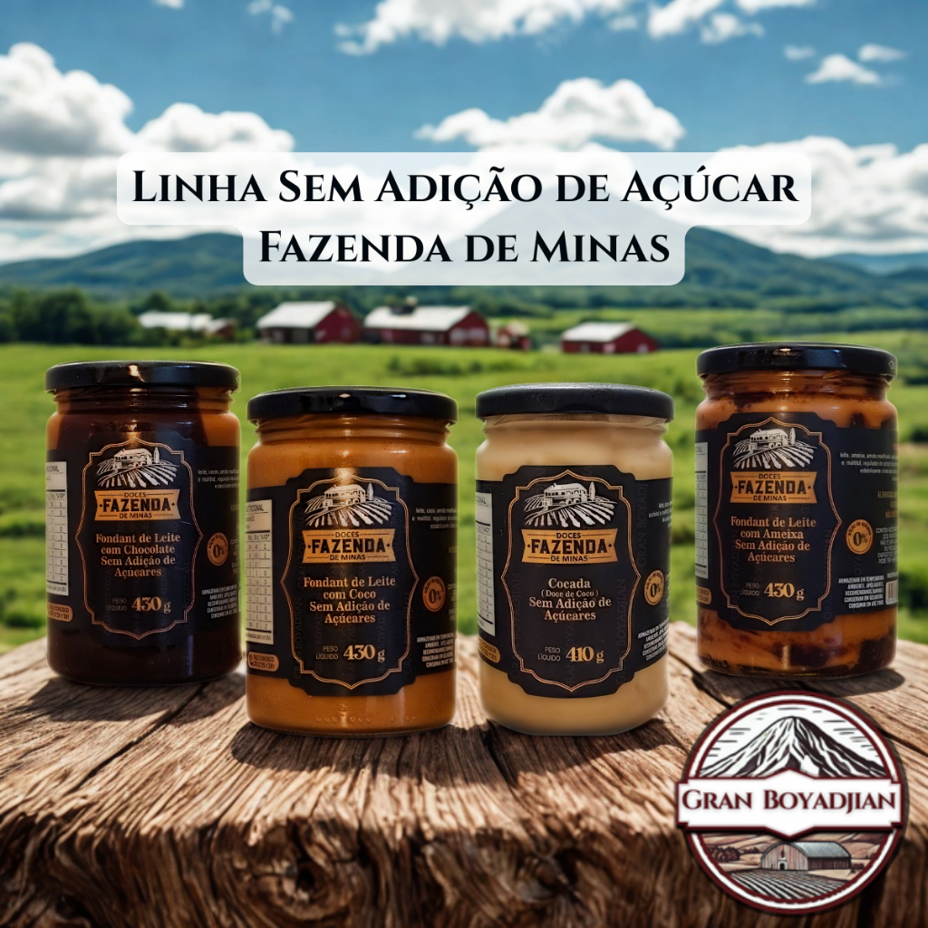 Kit Doces Diet Zero Açúcar - Cocada e Fondant de Leite 2 Unidades