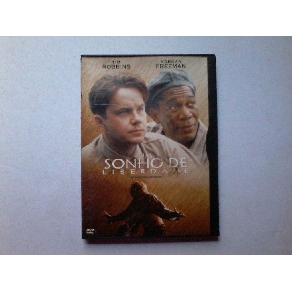 dvd Um Sonho de Liberdade - com Tim Robbins e Morgan Freeman
