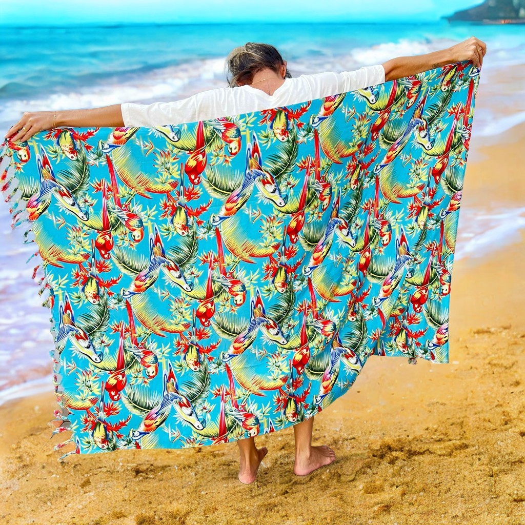 Canga de Praia Indiana Estampada Grande 1,80x1,10 Saída de Praia Tecido Leve Toalha Manta