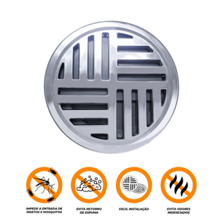 Ralo Grelha Automático Redondo Inox 110m em Oferta na Shopee