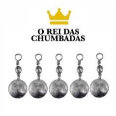 Chumbada Down Shot Para Pesca Esportiva Soft pacote 5pç - Vários Tamanhos