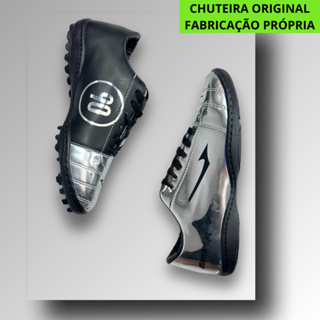 Chuteira Total MARRA 90 - SOCIETY com Travas Costurada Grama Sintética Socyte Unissex Promoção em Oferta na Shopee