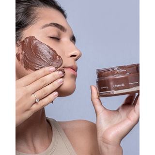 Chokola Mascara de Chocolate Nutritiva Hidratante Rejuvenescimento da Pele Tulipia 200g em Oferta na Shopee