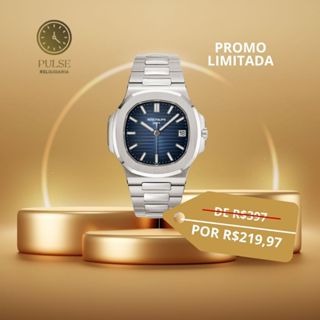 Patek Nautilus tifany - Fundo de vidro - SUPER DE LUXO  - Promoção mães