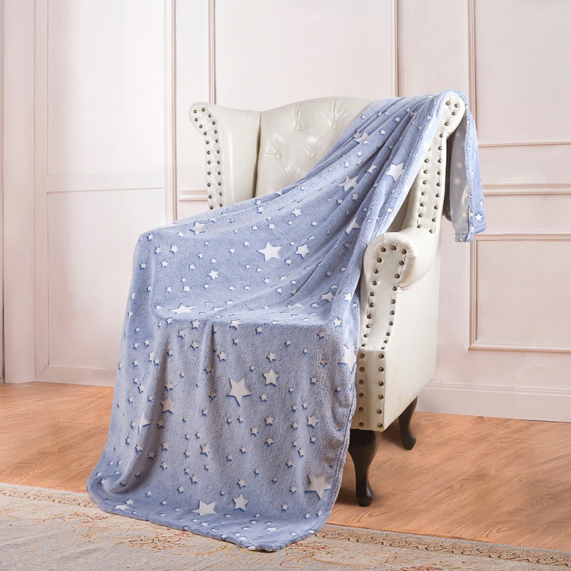 Cobertor Manta Infantil Casal 2,00x1,80Mt Brilha no Escuro Antialérgico