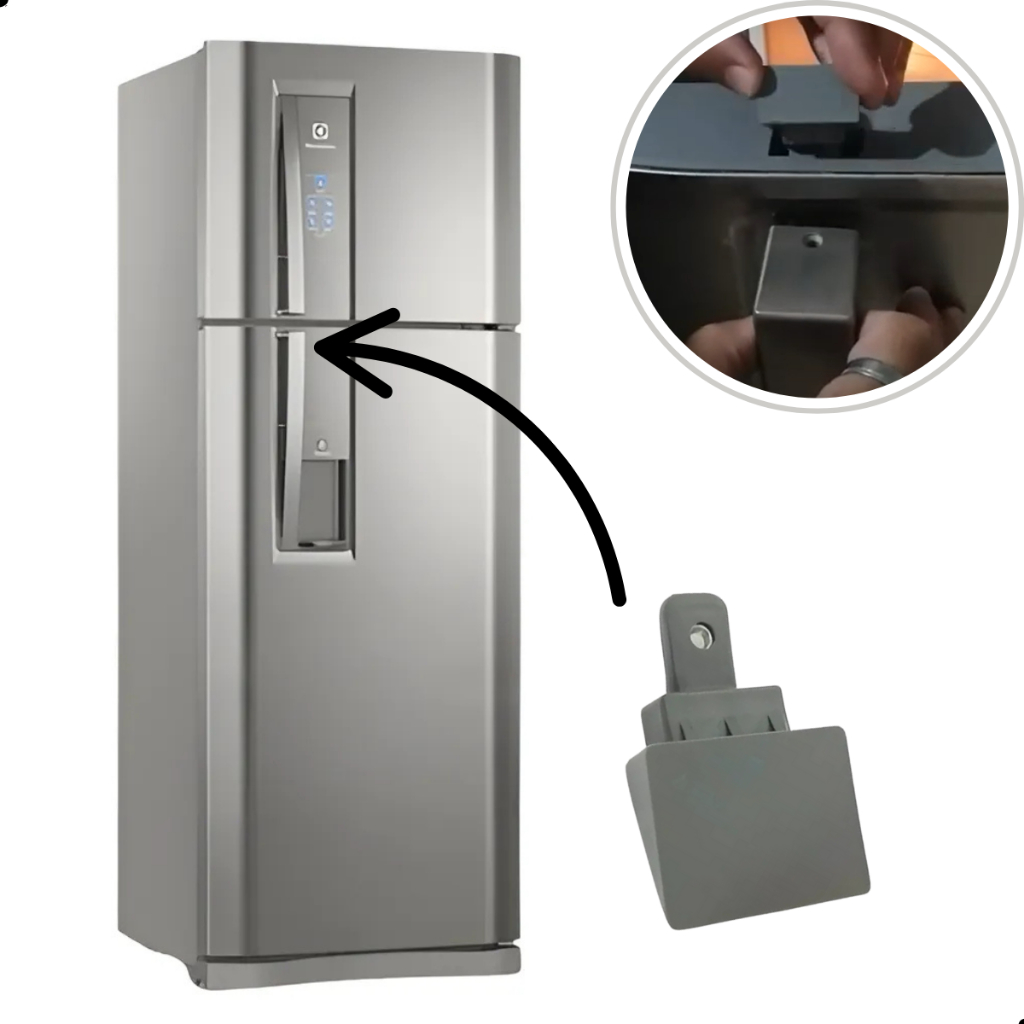 Suporte Do Puxador da porta para Geladeira Electrolux Df51x Df52x Dfw52 em Oferta na Shopee